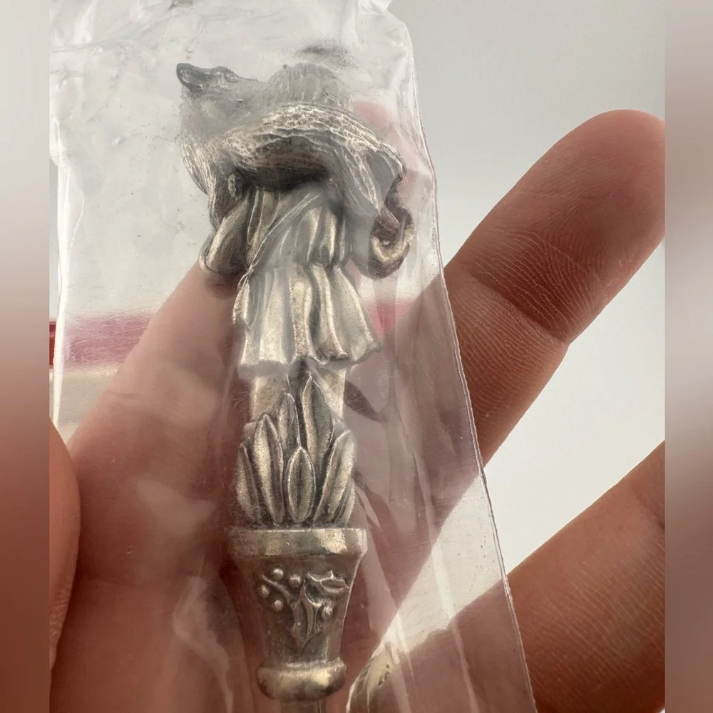 Reed & Barton Shepherd‎ Boy Christmas 1984 Engraved Spoon NIB